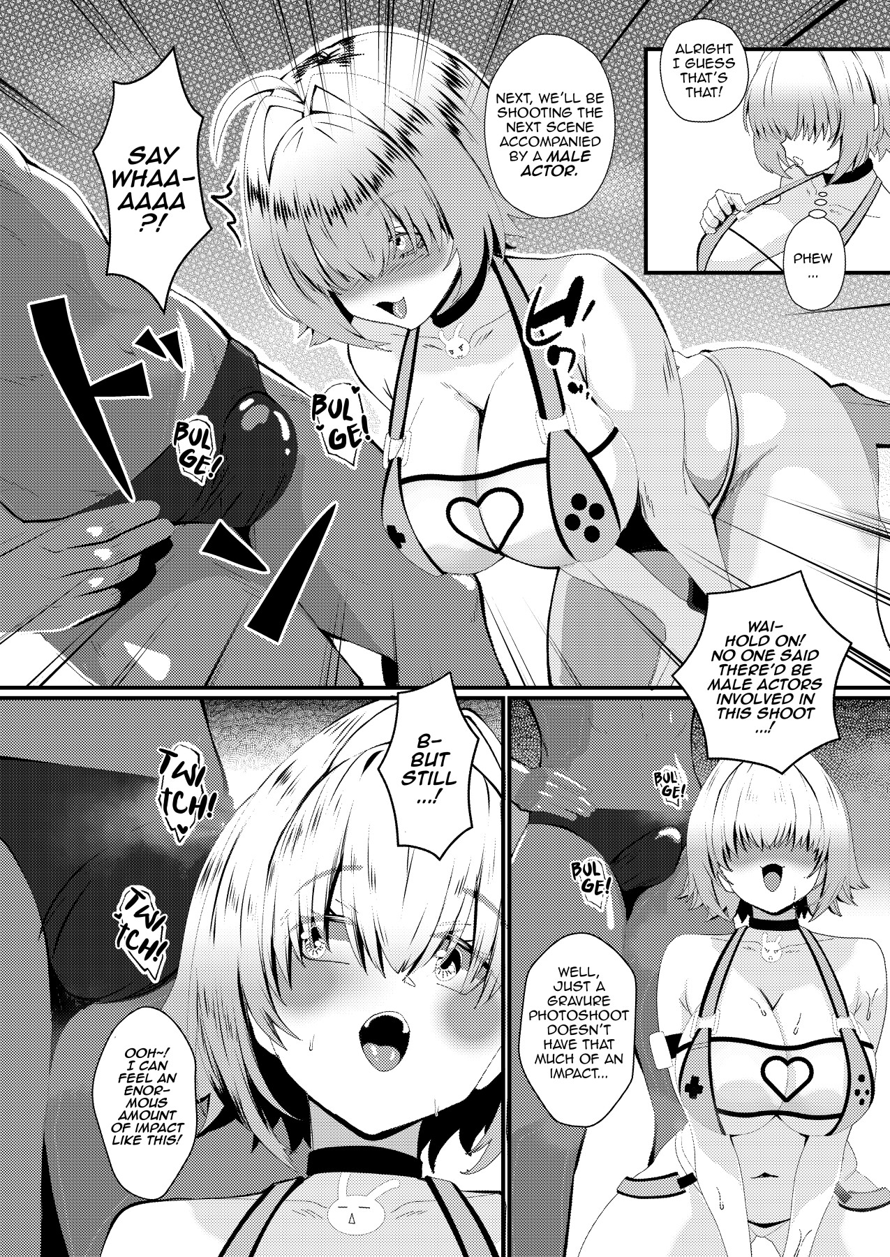 Hentai Manga Comic-I tricked the introverted NIKKE into appearing in a raw sex AV by telling her it was a gravure photoshoot!!-Read-6